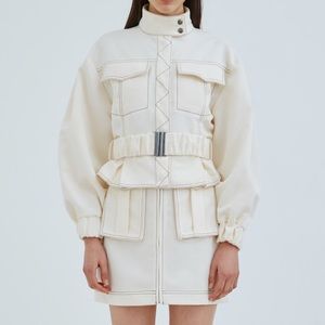 LIKE NEW. C/MEO COLLECTIVE Pocket Mini Skirt